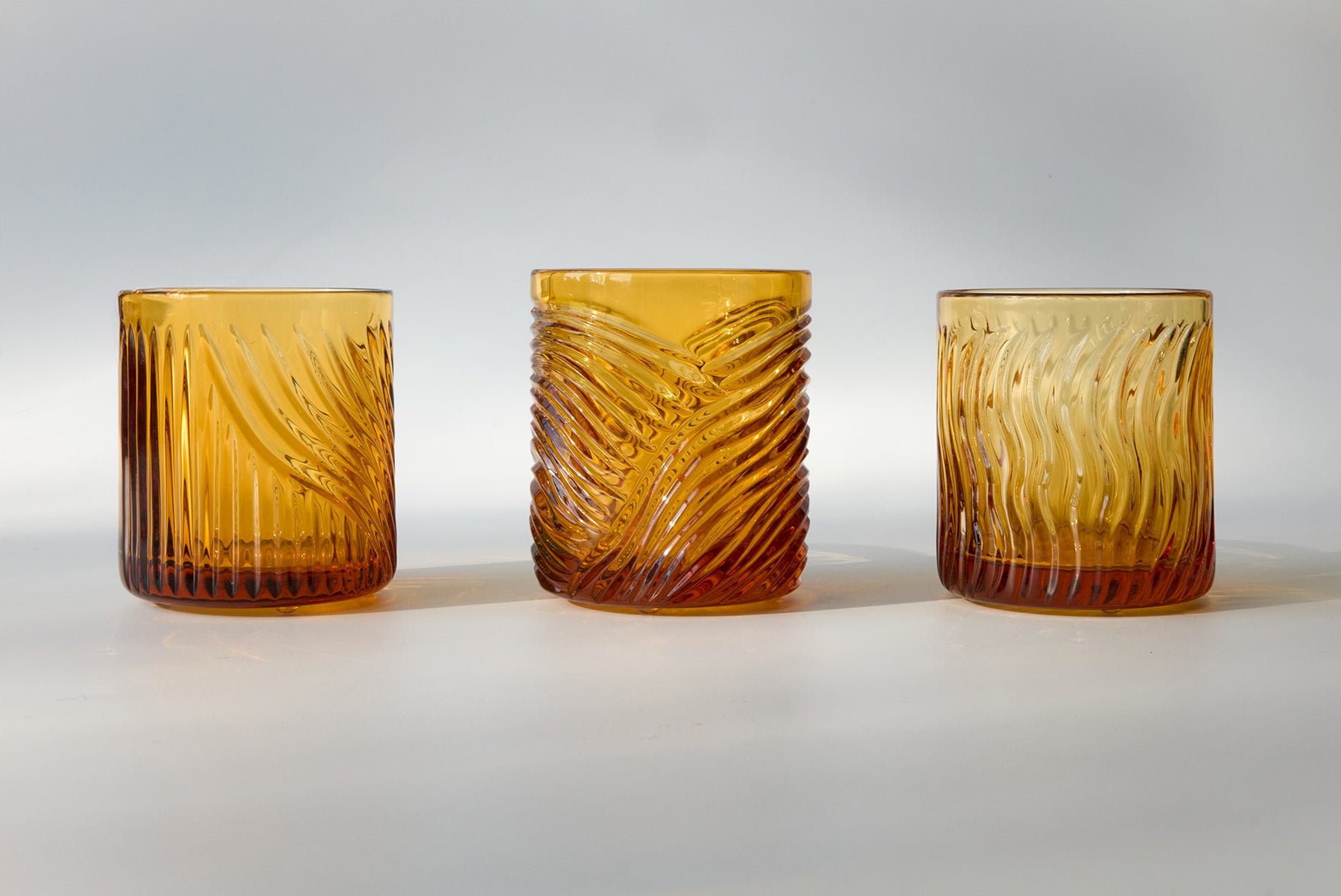 PONENTE glass amber - small